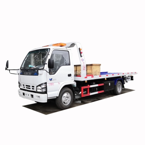 ISUZU 3 Tons Wrecker Tow Truck for 2 Cars Rescue