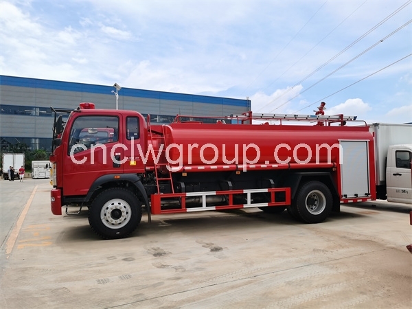 HOWO 6,000 liter Fire Sprinkler Truck