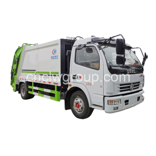 Dongfeng 4x2 7m3 Garbage Compactor Truck
