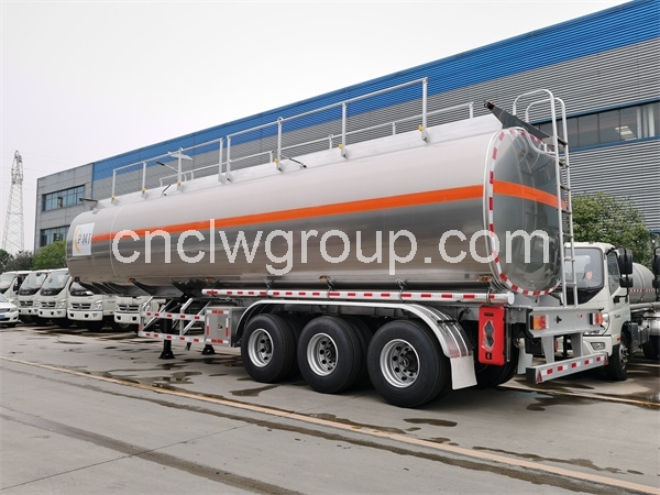 Chengli 45,000 liter Aluminum Alloy Fuel Tank Trailer