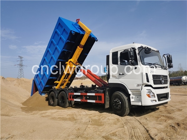 Dongfeng 6x4 20 Tons Hook Lift Garbage Truck