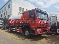 HOWO 12m3 Vacuum Sewage Suction Truck