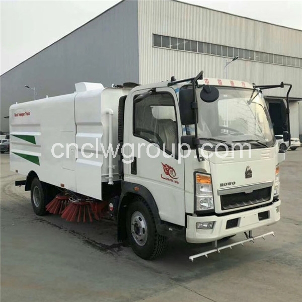 HOWO 5m3 Road Sweeper Truck