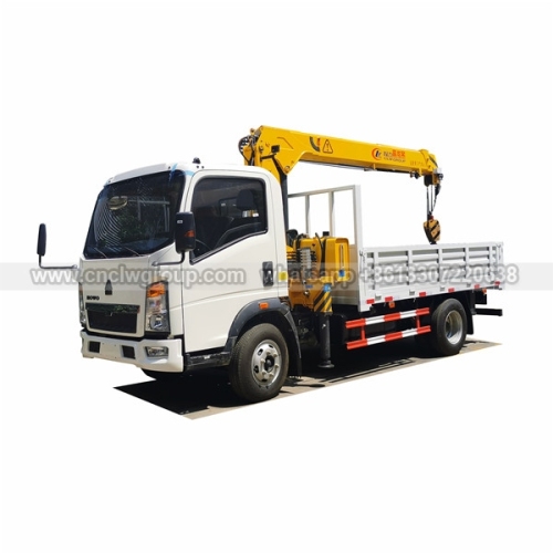 HOWO 3.2 Ton Boom Truck with Crane