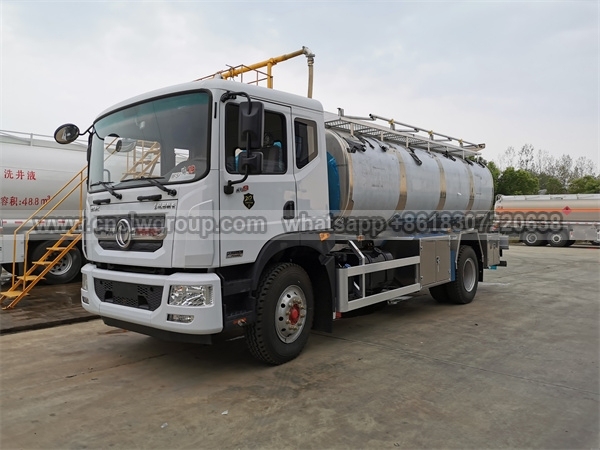 Dongfeng 15000 liter Aluminum Fuel Tank Truck