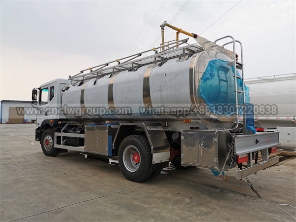 Dongfeng 15000 liter Aluminum Fuel Tank Truck