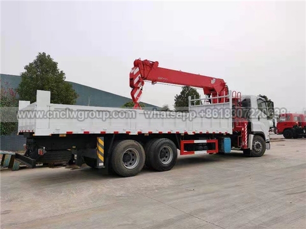 ISUZU 6x4 14 Tons Boom Crane Truck