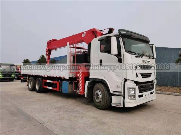 ISUZU 6x4 14 Tons Boom Crane Truck