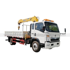 HOWO 5 Tons Boom Truck with Crane