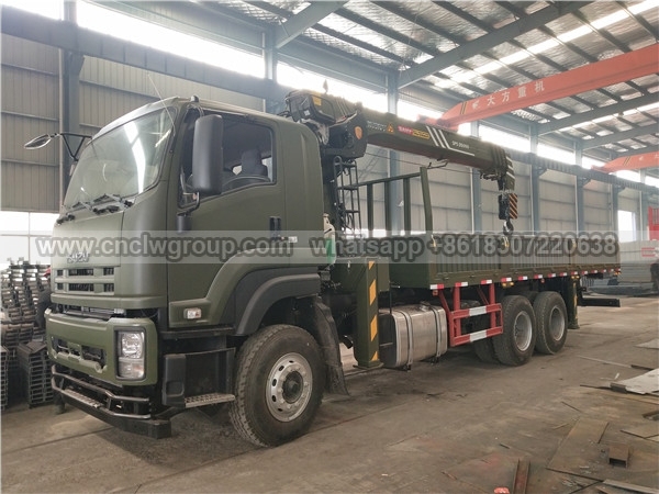 ISUZU 6x4 14 Tons Crane Truck with Sany Crane