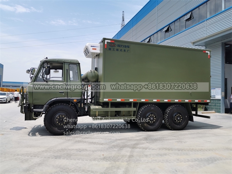 Dongfeng 6x6 AWD Refrigerated Truck