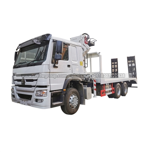 HOWO 6x4 14 Ton Truck Mounted Knuckle Crane