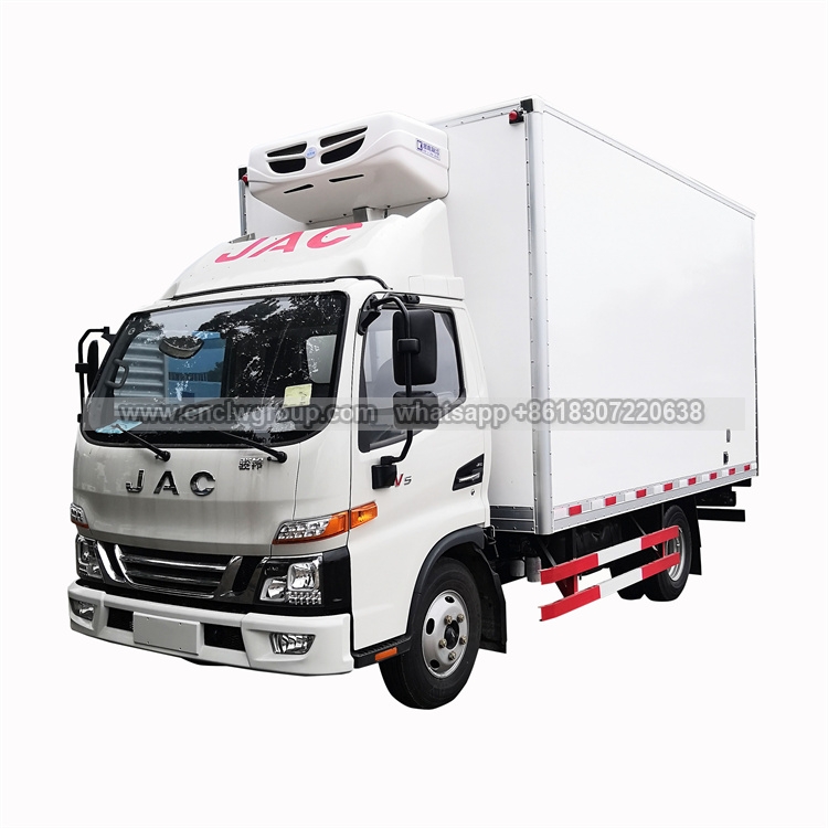 JAC 4x2 14ft Freezer Van 5 tons chiller Van cold chain logistics ...