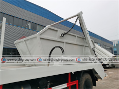 7cbm skip loader swing arm waste garbage truck