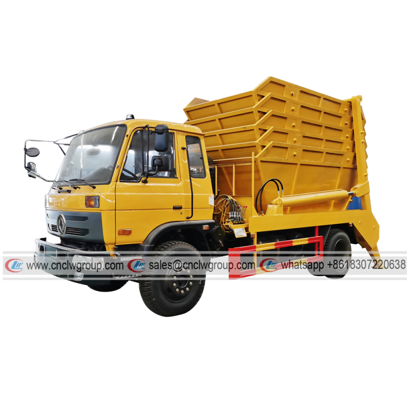 Dongfeng 10 ton skip loader waste truck