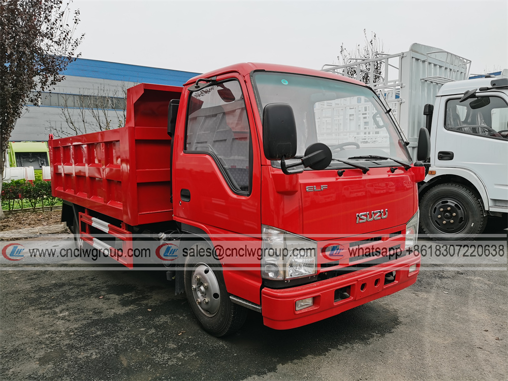 ISUZU elf 1 ton 3 ton Dumper Mini dump truck price isuzu tipper Truck