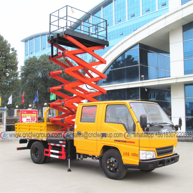 Chengli 10m 12m scissor lift platform truck