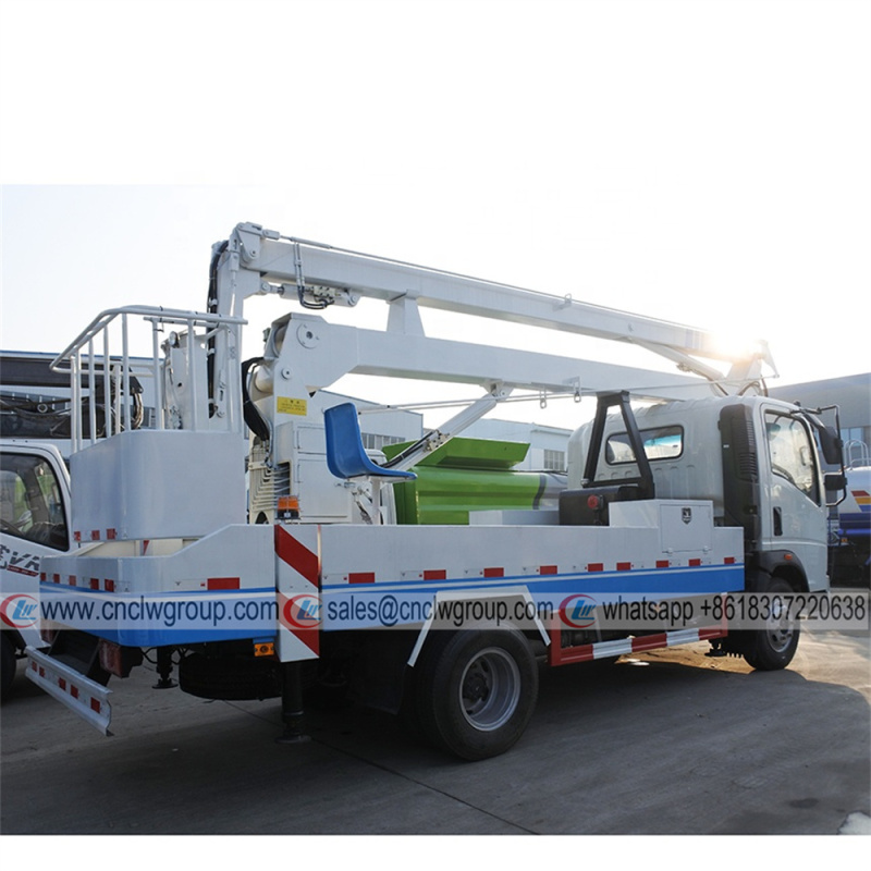 HOWO Single Cab 16m Folding Aerial Truck