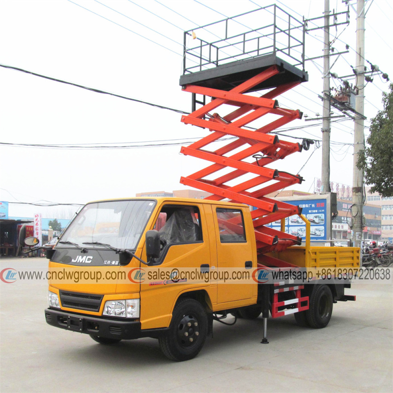 Chengli 10m 12m scissor lift platform truck