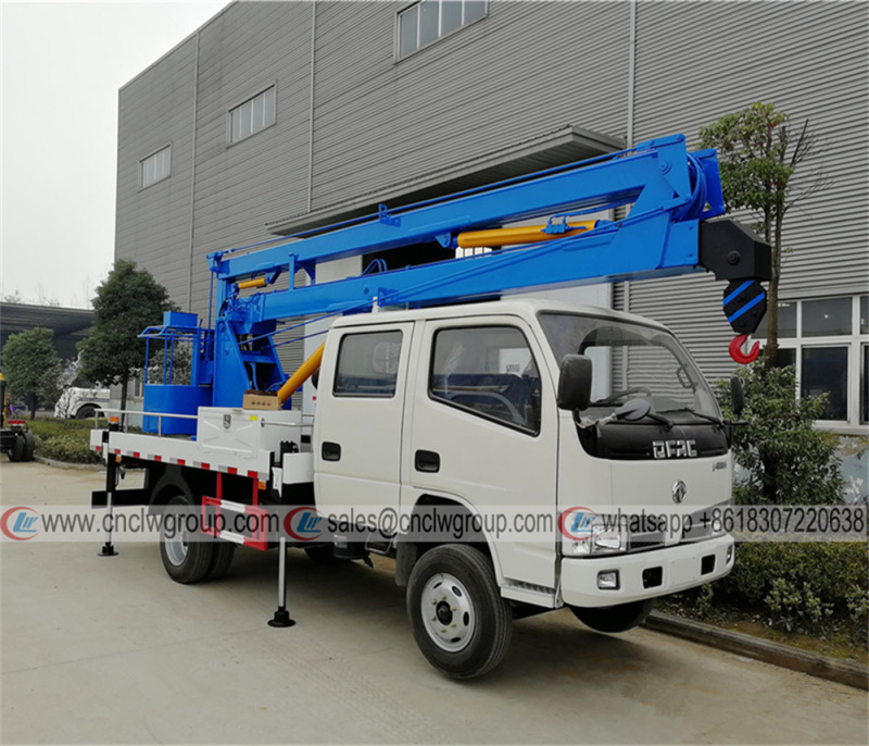 Dongfeng double cab 12m Aerial Basket Truck