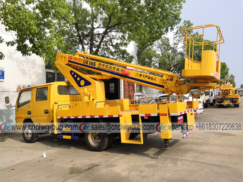 Dongfeng 16m straight arm aerial truck