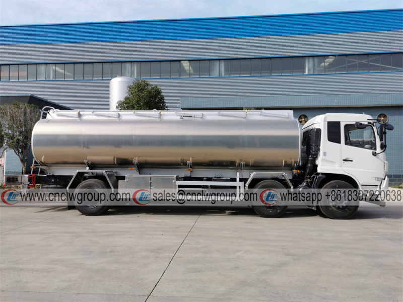 Dongfeng 20000 liter Aluminum Fuel Tank Truck