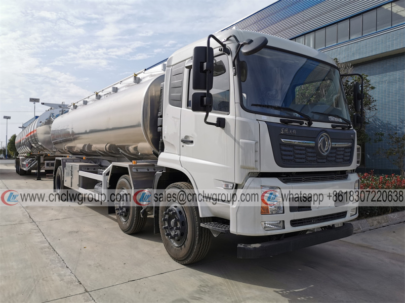 Dongfeng 20000 liter Aluminum Fuel Tank Truck