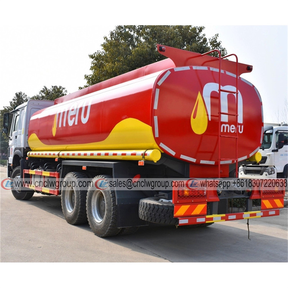 What is the best fuel tank truck in Africa? HOWO 20000 liter fuel tank truck is the best choice!