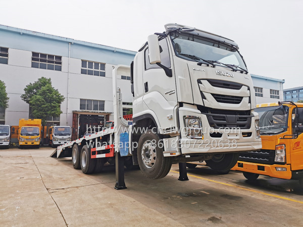 Versatile Functions, Novel Configuration! the Evaluation of Isuzu new GIGA VC61 multifunctional Self Loading Flatbed Truck