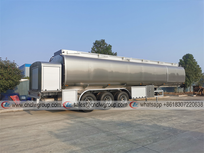 Chengli 50,000 liter Aluminum Alloy Fuel Tank Trailer