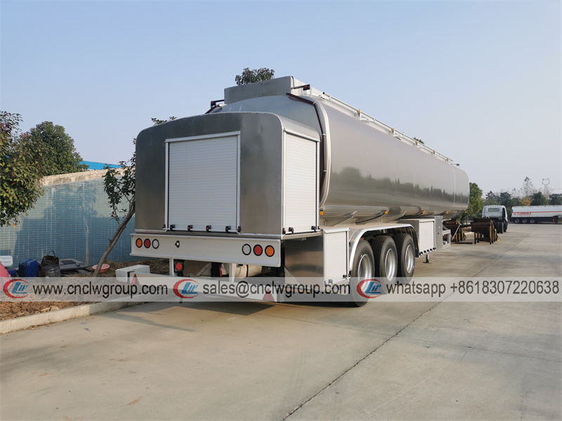 Chengli 50,000 liter Aluminum Alloy Fuel Tank Trailer
