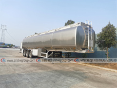 Chengli 50,000 liter Aluminum Alloy Fuel Tank Trailer