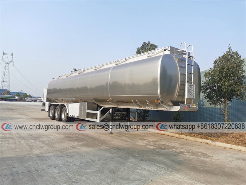 Chengli 50,000 liter Aluminum Alloy Fuel Tank Trailer