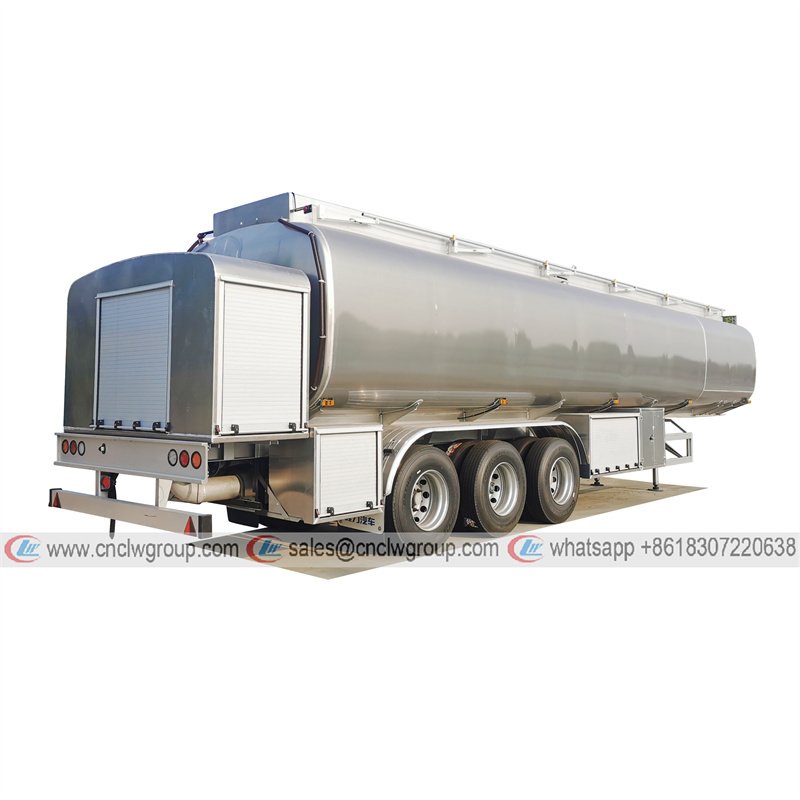 Chengli 50,000 liter Aluminum Alloy Fuel Tank Trailer