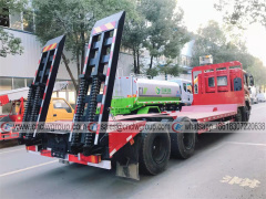 Dongfeng 8x4 30~40 Tons Concave Beam Low Bed Truck