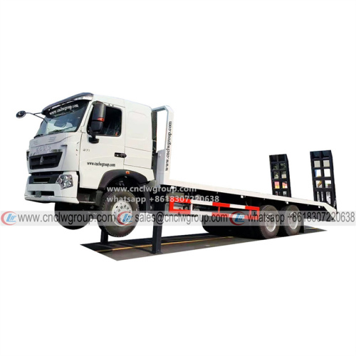 HOWO 6x4 20-25 Tons Excavator Flatbed Truck