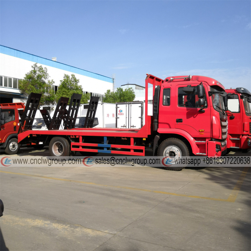JAC 4x2 12 Ton Excavator Flatbed Truck