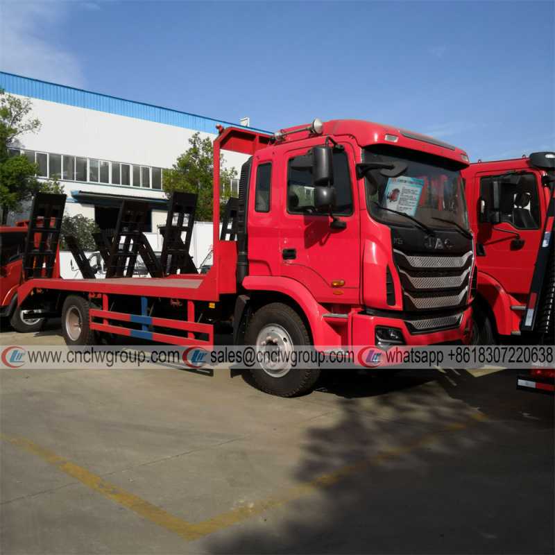 JAC 4x2 12 Ton Excavator Flatbed Truck