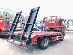 HOWO 5 tons Excavator Flatbed Truck