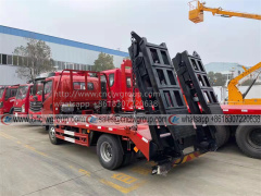 HOWO 5 tons Excavator Flatbed Truck