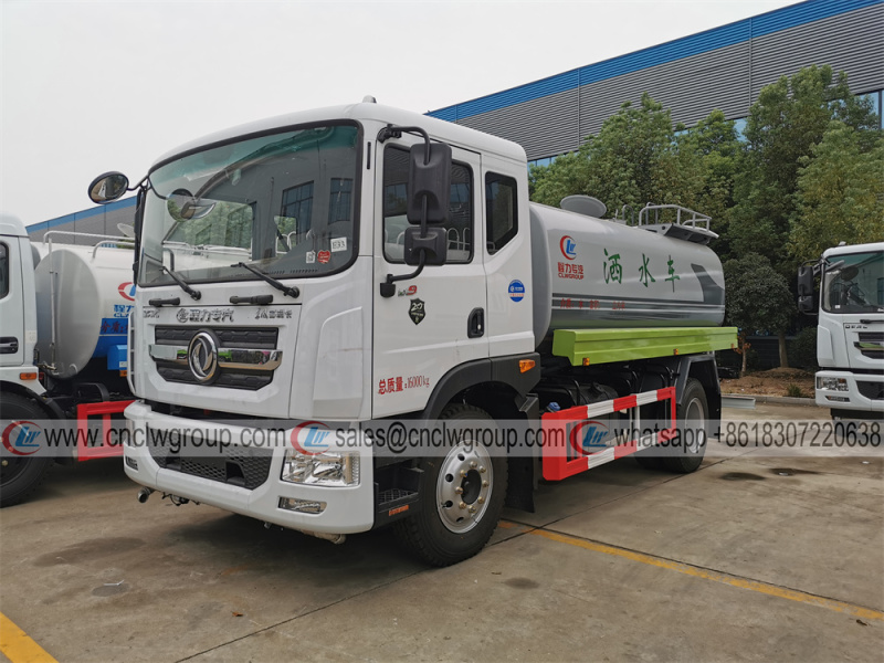 Dongfeng D9 10000 liter Water Sprayer Truck Road Water Sprinkler Tank Lorry