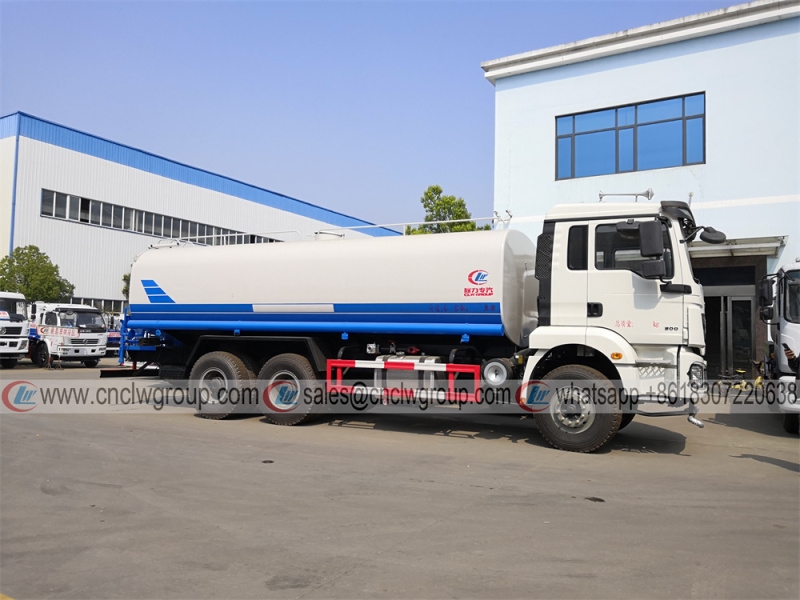 SHACMAN 20000 liter Water Sprinkler Water Tank Bowser Lorry Truck