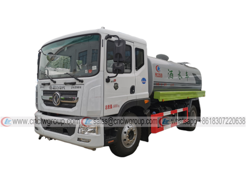 Dongfeng D9 10000 liter Water Sprayer Truck Road Water Sprinkler Tank Lorry