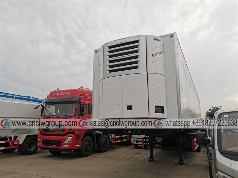 CLW 3-axle 40feet Refrigerated Lorry Reefer Van Semi Trailer Good Price for Sale