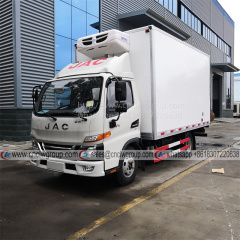 JAC 5 ton 14ft reefer van truck cold box truck