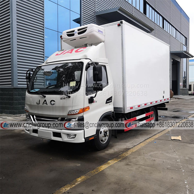 JAC 5 ton 14ft reefer van truck cold box truck