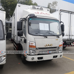 JAC 16ft 3~5 ton small refrigerated truck freezer vans for sale
