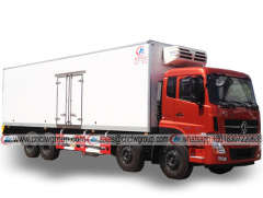 Dongfeng 8x4 32feet Refrigerator Freezer Van Truck