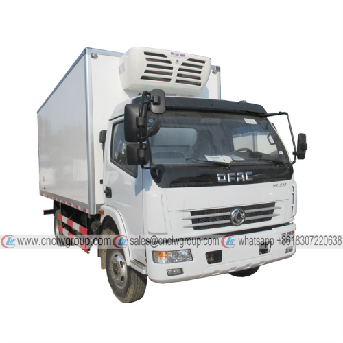 Dongfeng dolicar 6~8 tons 18feet reefer van fridge truck