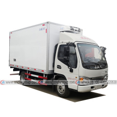JAC 16ft 3~5 ton small refrigerated truck freezer vans for sale